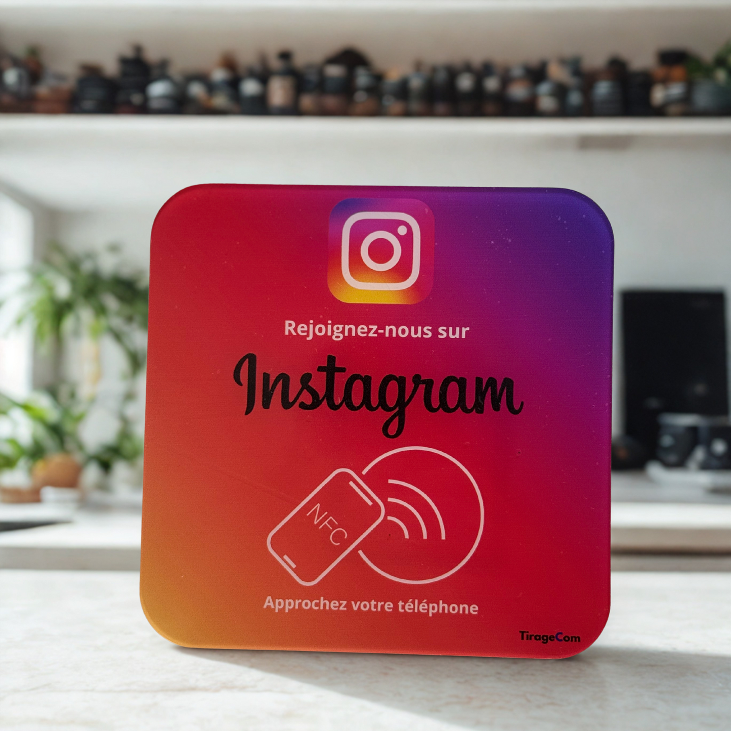 Plaque NFC Instagram