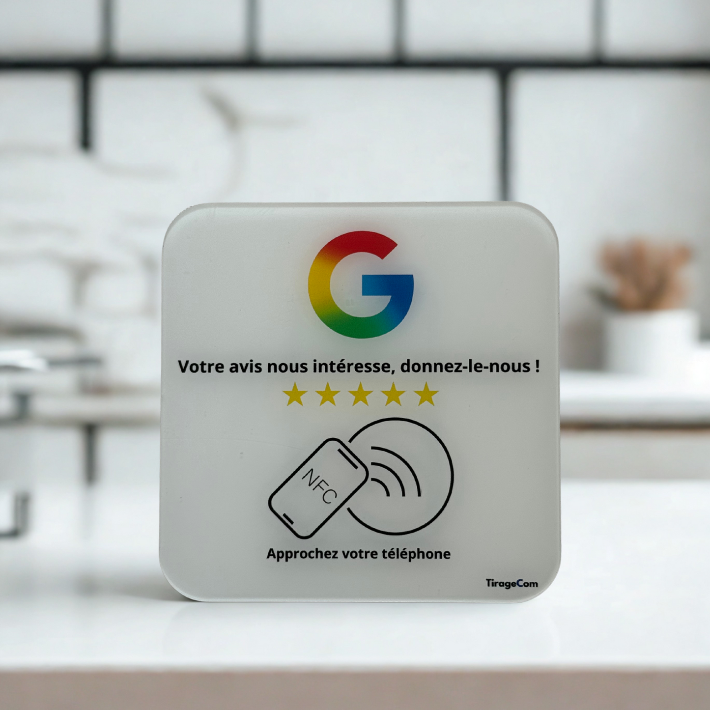 Plaque NFC Google