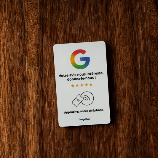 Carte NFC Google