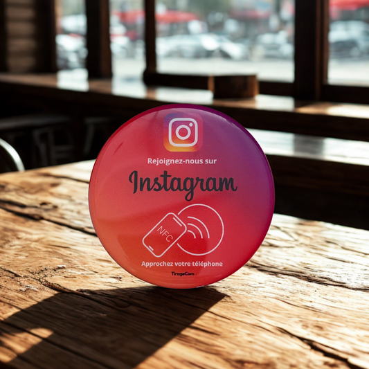 Pastille NFC instagram